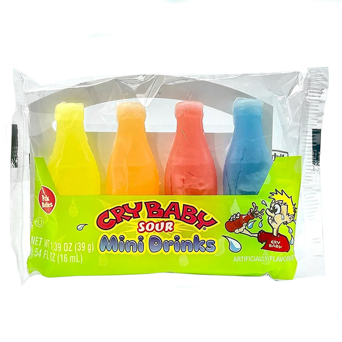 Cry Baby Sour Mini Drinks - 4 Pack