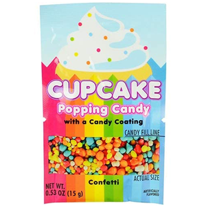 Cupcake Coated Popping Candy