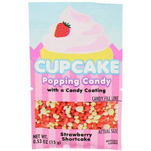 Cupcake Coated Popping Candy