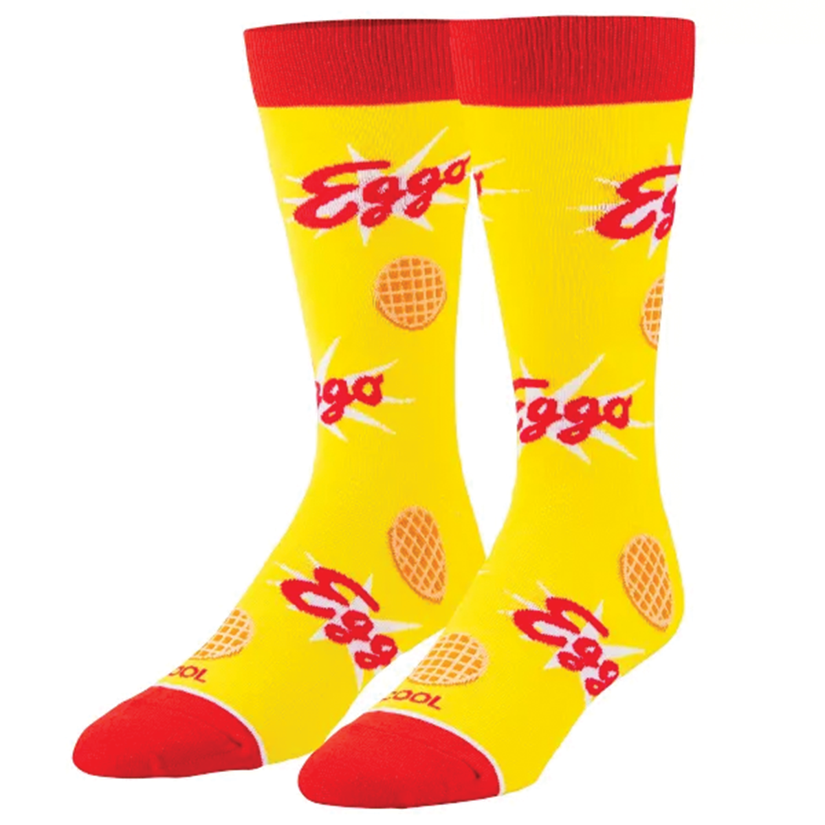 Eggo Waffles Folded Crew Socks