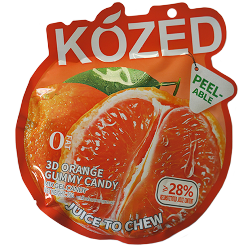 Kozed Peelable Gummy Candy Orange