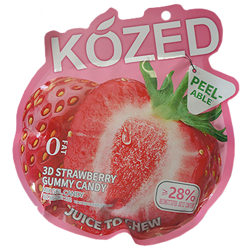 Kozed Peelable Gummy Candy Strawberry