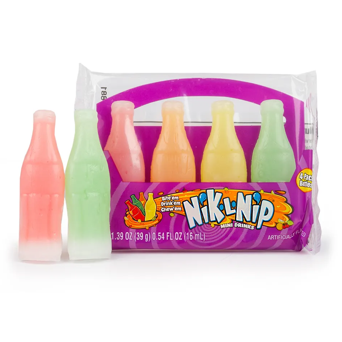 Nik-L-Nip Mini Drinks - 4 Pack