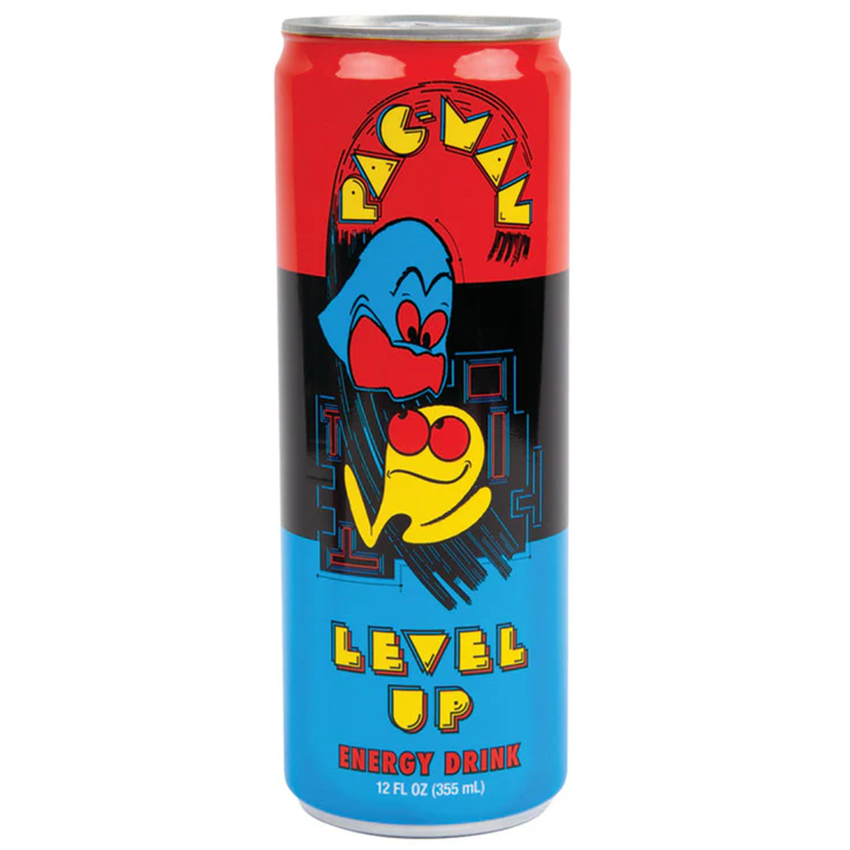 Pac Man Level Up Energy Drink