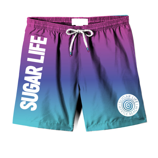 Sugar Life Swim Trunks Candy Swirl - Youth