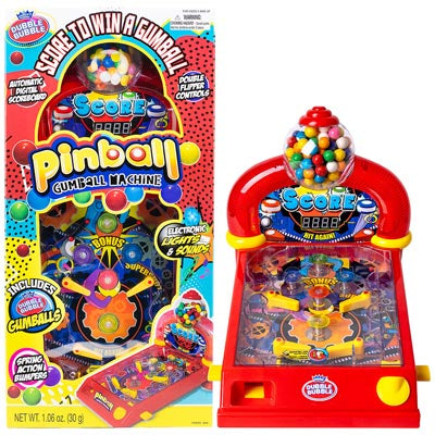 Dubble Bubble Pinball Gumball Machine