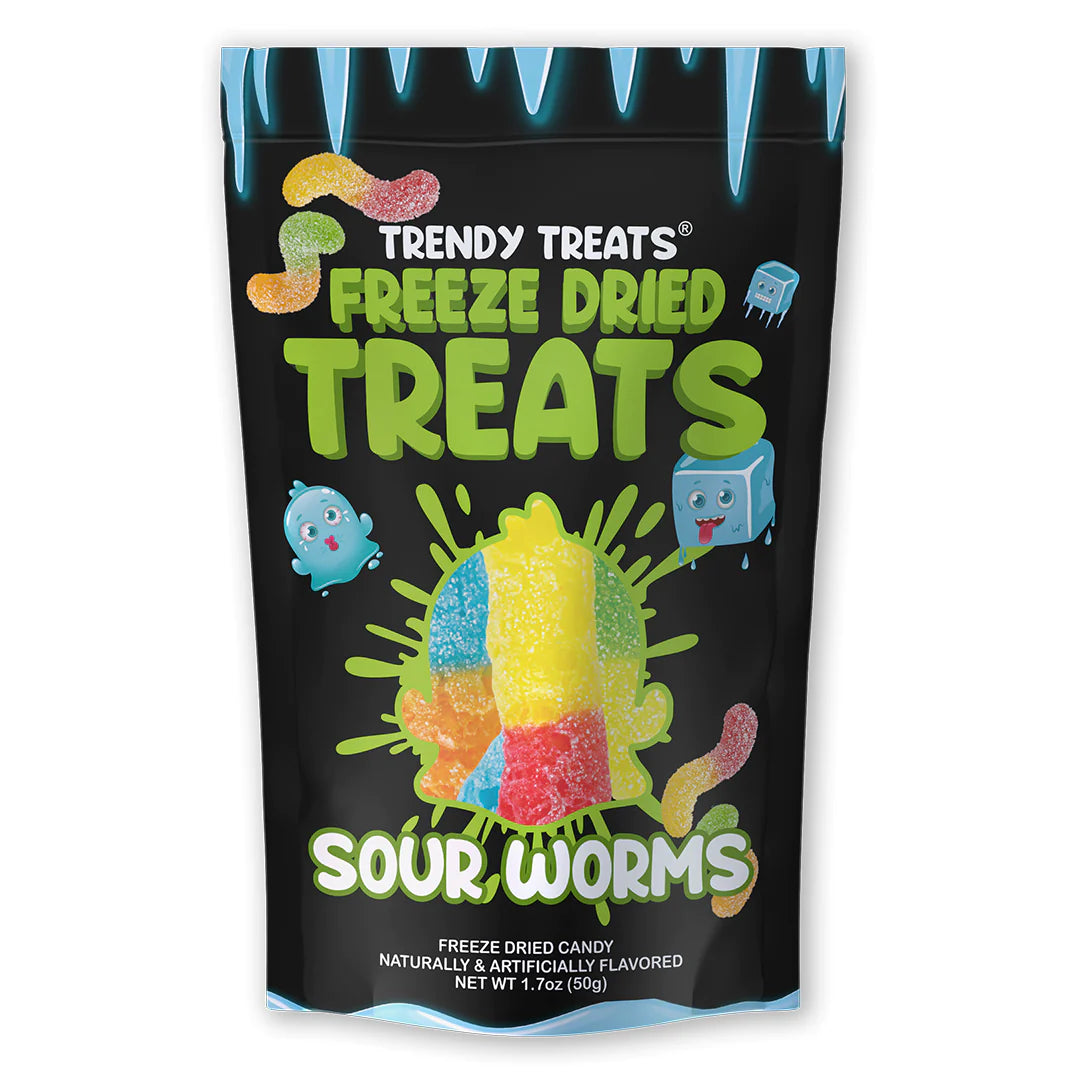 Trendy Treats Freeze Dried Treats Sour Worms