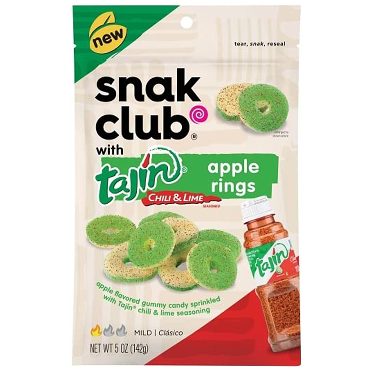 Snak Club Tajin Apple Rings