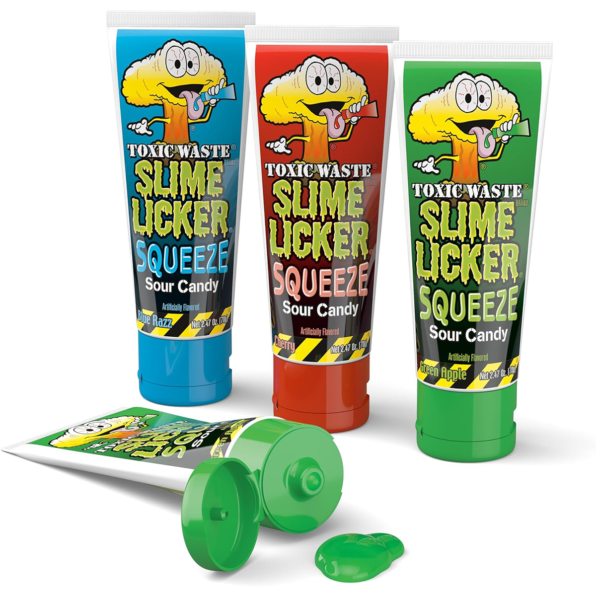 TOXIC WASTE® Brand Slime Licker® Squeeze Tubes