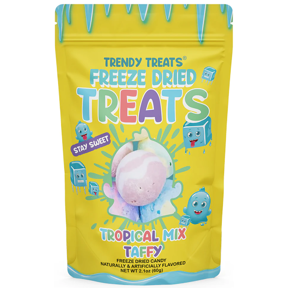 Trendy Treats Freeze Dried Taffy Tropical Fruit