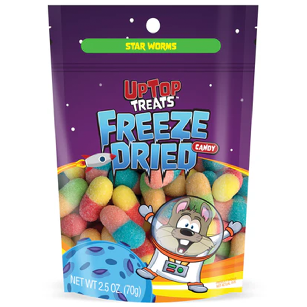 UpTop Treats Freeze Dried Star Worms