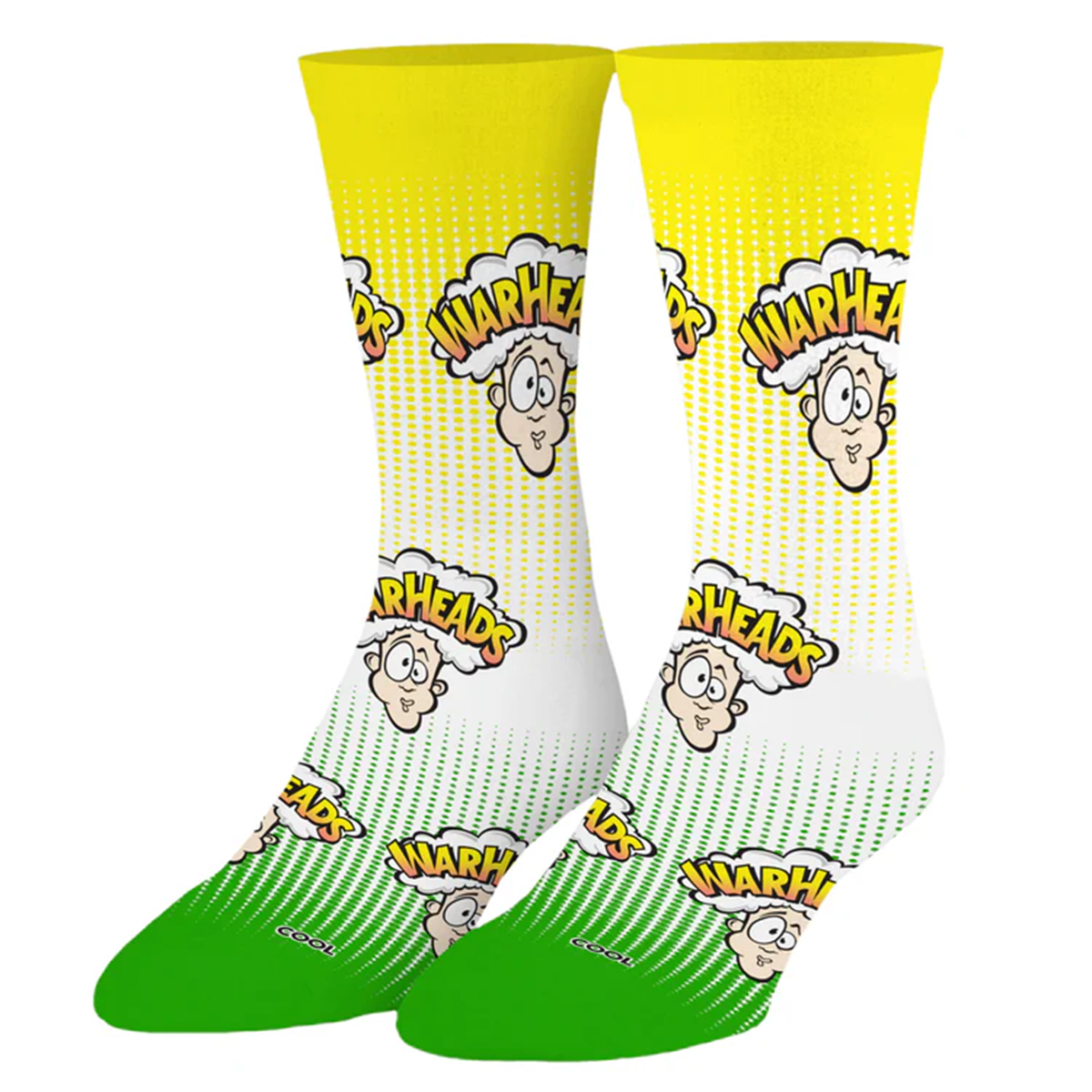 Warheads Fade Folded Crew Socks