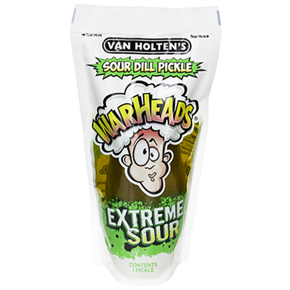 Van Holten's Warheads Extreme Sour Dill Pickle
