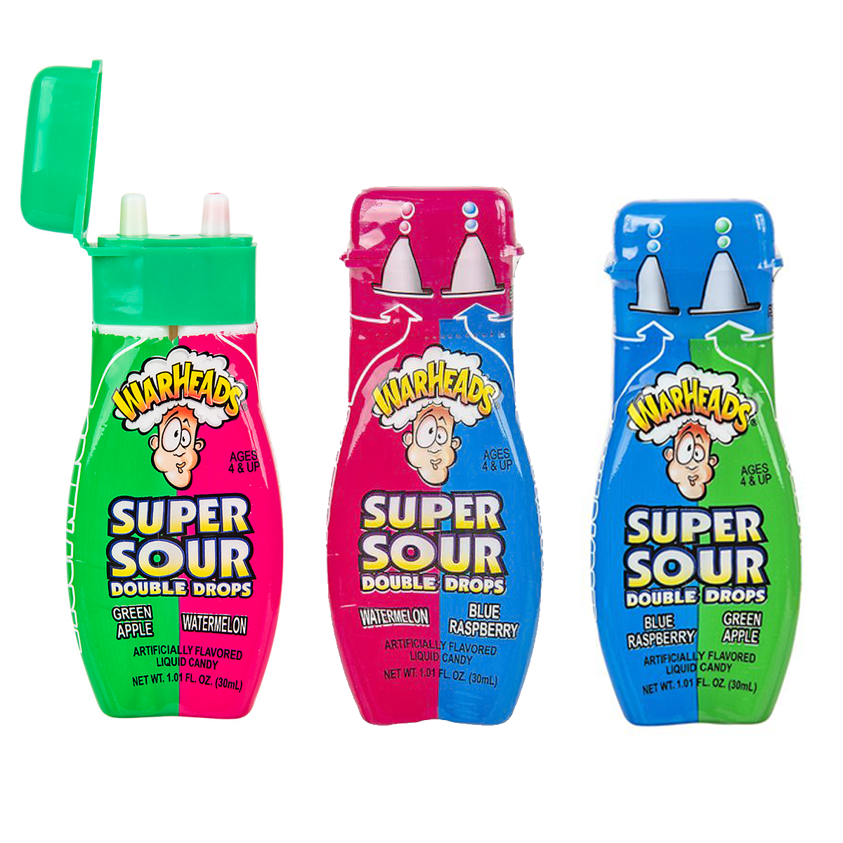 Warheads Super Sour Double Drops