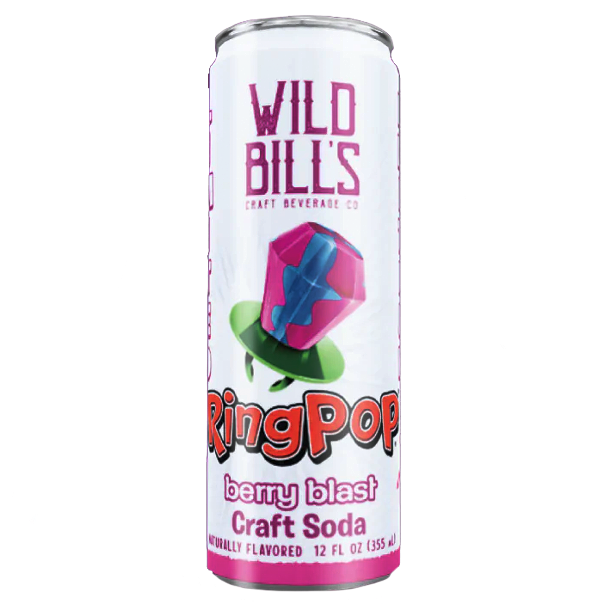 Wild Bill's Craft Soda Ring Pop Berry Blast