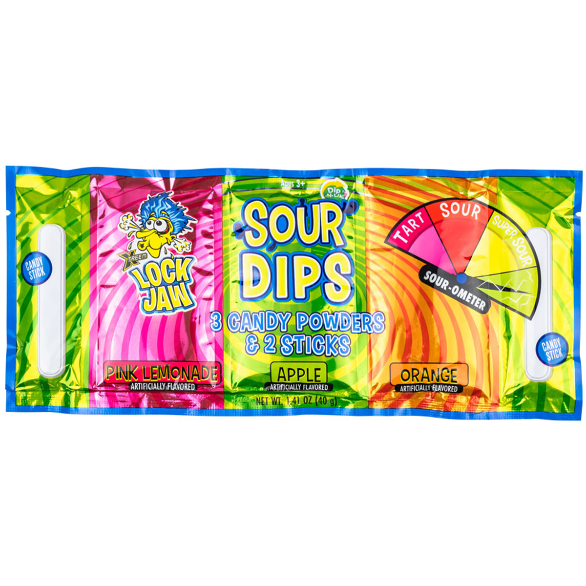 Xtreme Lock Jaw® Sour Dips Candy