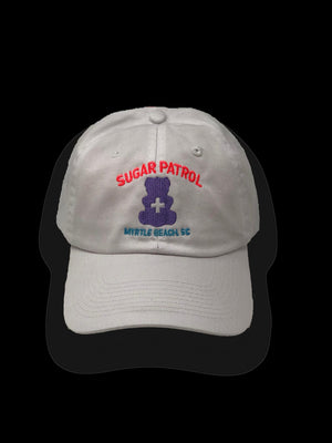 "SUGAR PATROL" Dad Hat - White
