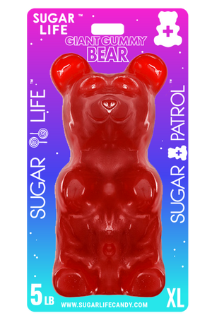 5 LB Giant Gummy Bear - Cherry
