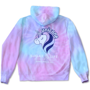 Sugar Life "Unicone" Cotton Candy Tie Dye Hoodie