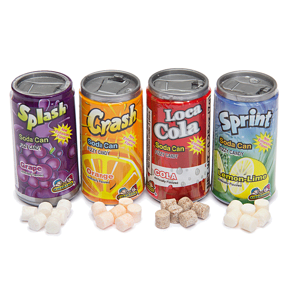 Soda Can Fizzy Candy