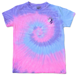 Sugar Life Unicone T-Shirt - Pink Jelly Donut Tie Dye
