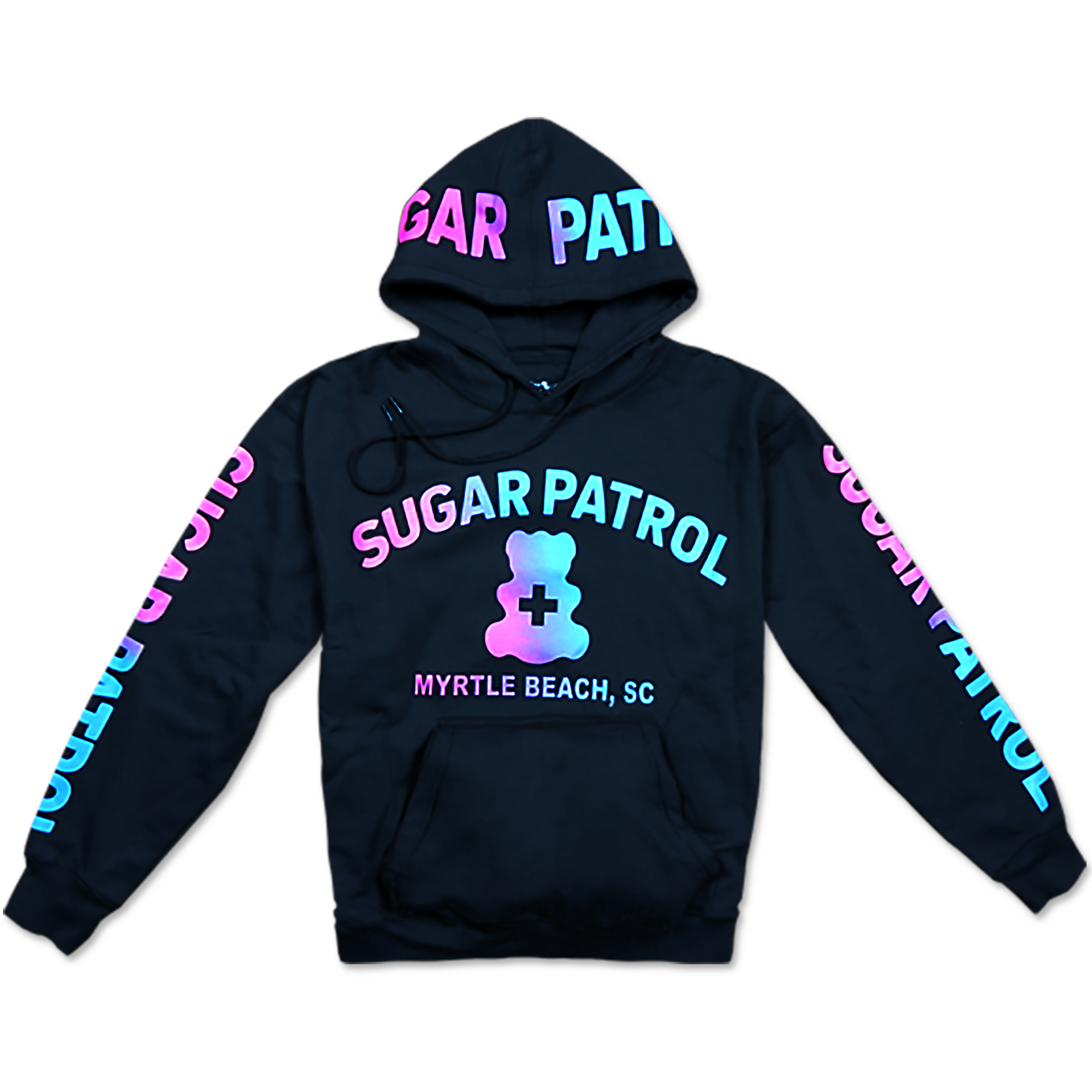 Sugar Patrol™ Hoodie - Sugar Life Black