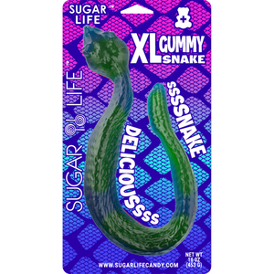 Sugar Life Giant Gummy Snake - Blue Raspberry/Sour Apple