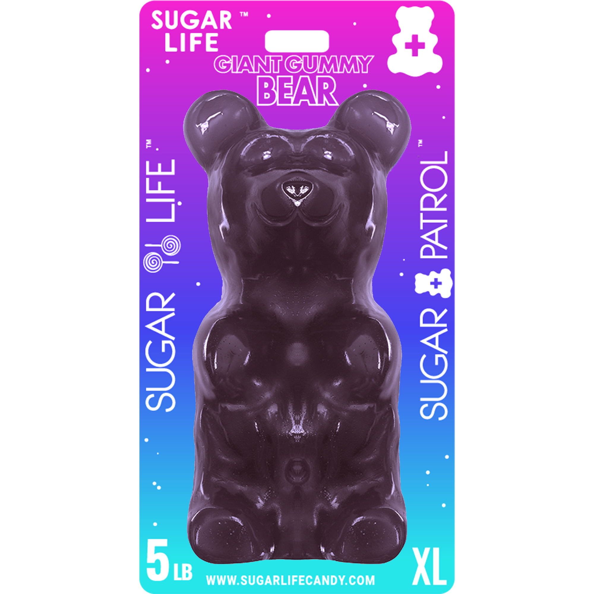 5 LB Giant Gummy Bear - Grape