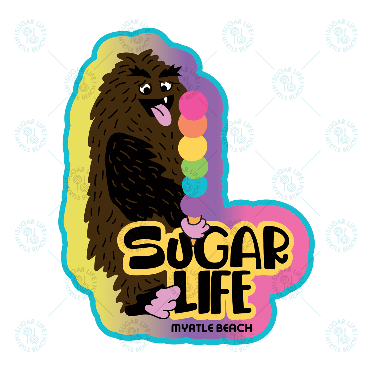 Sugar Life Bigfoot Ice cream - Sticker