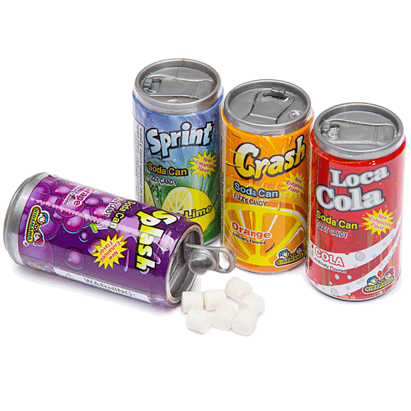 Soda Can Fizzy Candy