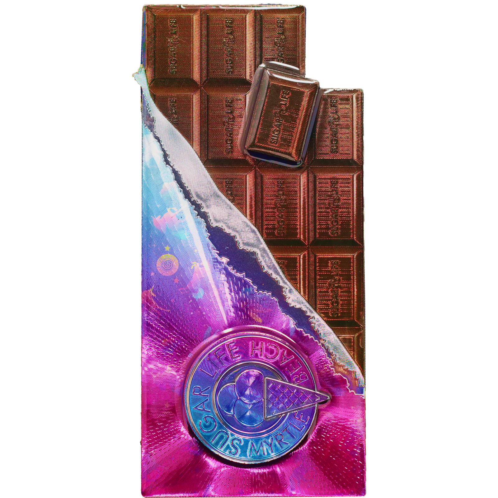 Sugar Life Ice Cream Cone Chocolate Bar Magnet