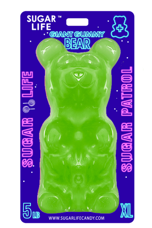 5LB Giant Gummy Bear - Lime